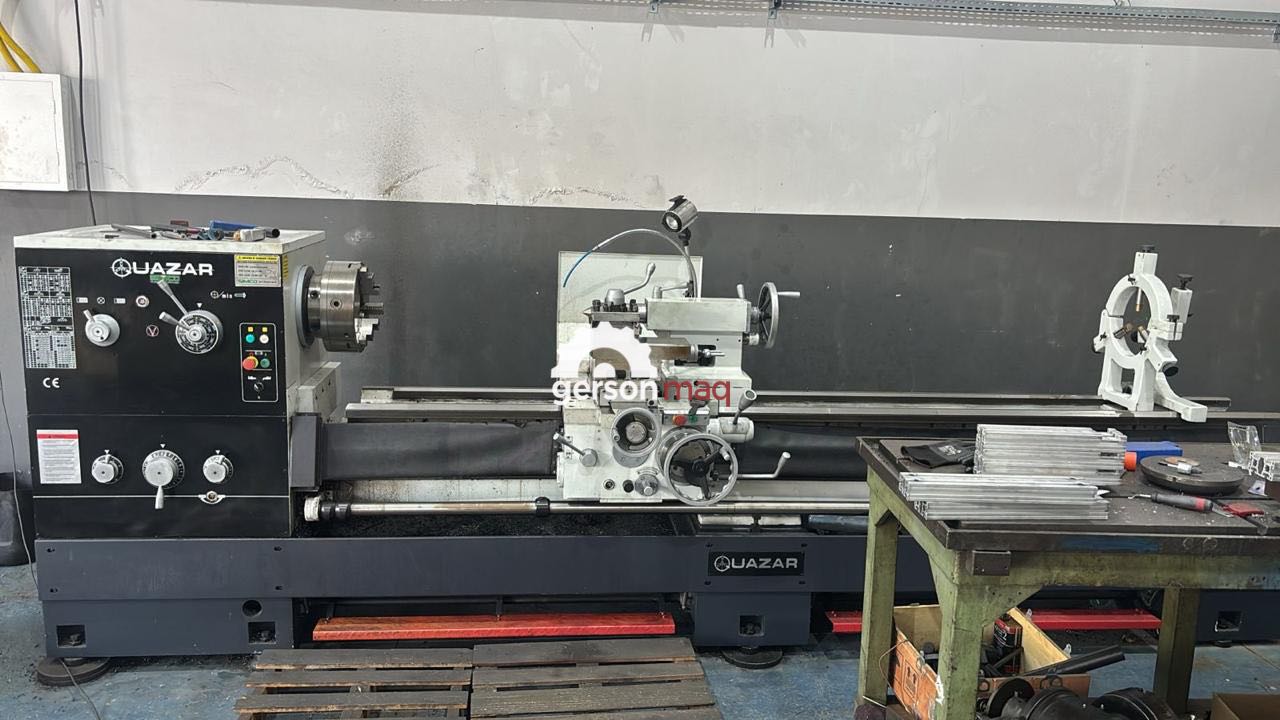 TORNO MECANICO QUAZAR C6266C/3000 - 660 X 3000 mm - ANO 2024 - PRATICAMENTE SEM USO